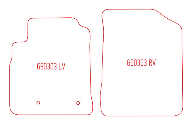 Automatten Toyota Yaris (2003-2005)
