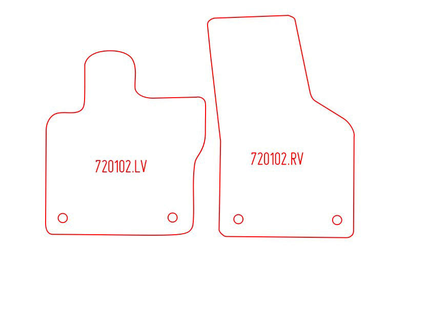 Automatten Volkswagen Beetle cabriolet / Beetle hatchback (2011-2020)