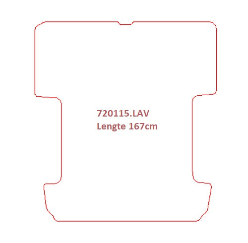 Laadvloermat Volkswagen Caddy (1995-2004)