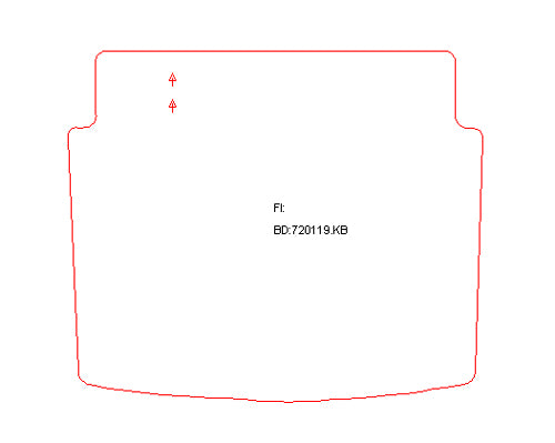 Kofferbakmat Volkswagen Caddy Combi / Caddy Combi - Life / Caddy Maxi Combi / Caddy Maxi Combi - Life (2015-2015)
