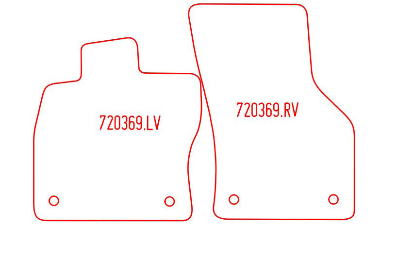 Automatten Volkswagen Passat (B8) sedan / Passat (B8) Variant stationwagon (2014-2023)