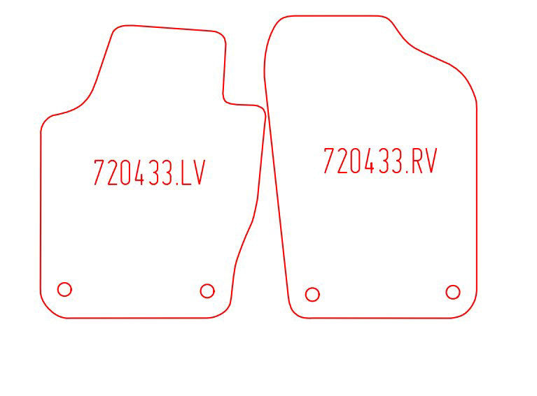 Automatten Volkswagen CrossPolo / Polo (2010-2017)