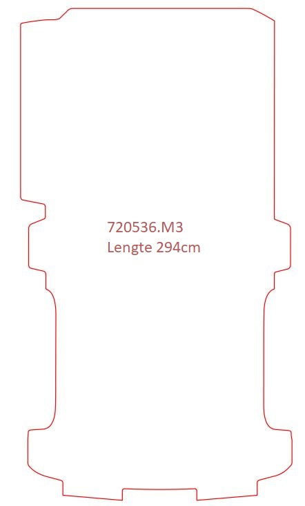 Laadvloermat Volkswagen T5 / T6 (2015-2015)
