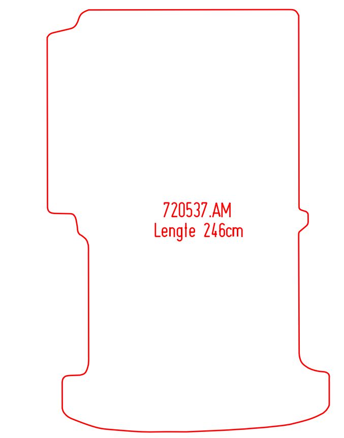 Laadvloermat Volkswagen T5 / T6 (2015-2015)