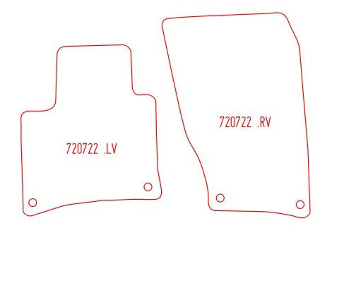 Automatten Porsche Cayenne II (2010-2017)