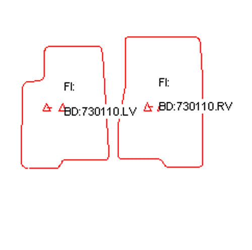Automatten Volvo 240 sedan / 240 Estate stationwagon (1982-1993)