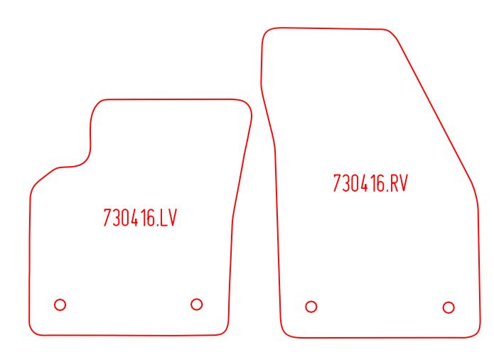 Automatten Volvo S40 (2004-2012)