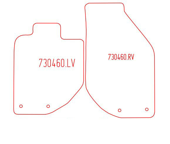 Automatten Volvo V70 / V70 XC (1998-2000)