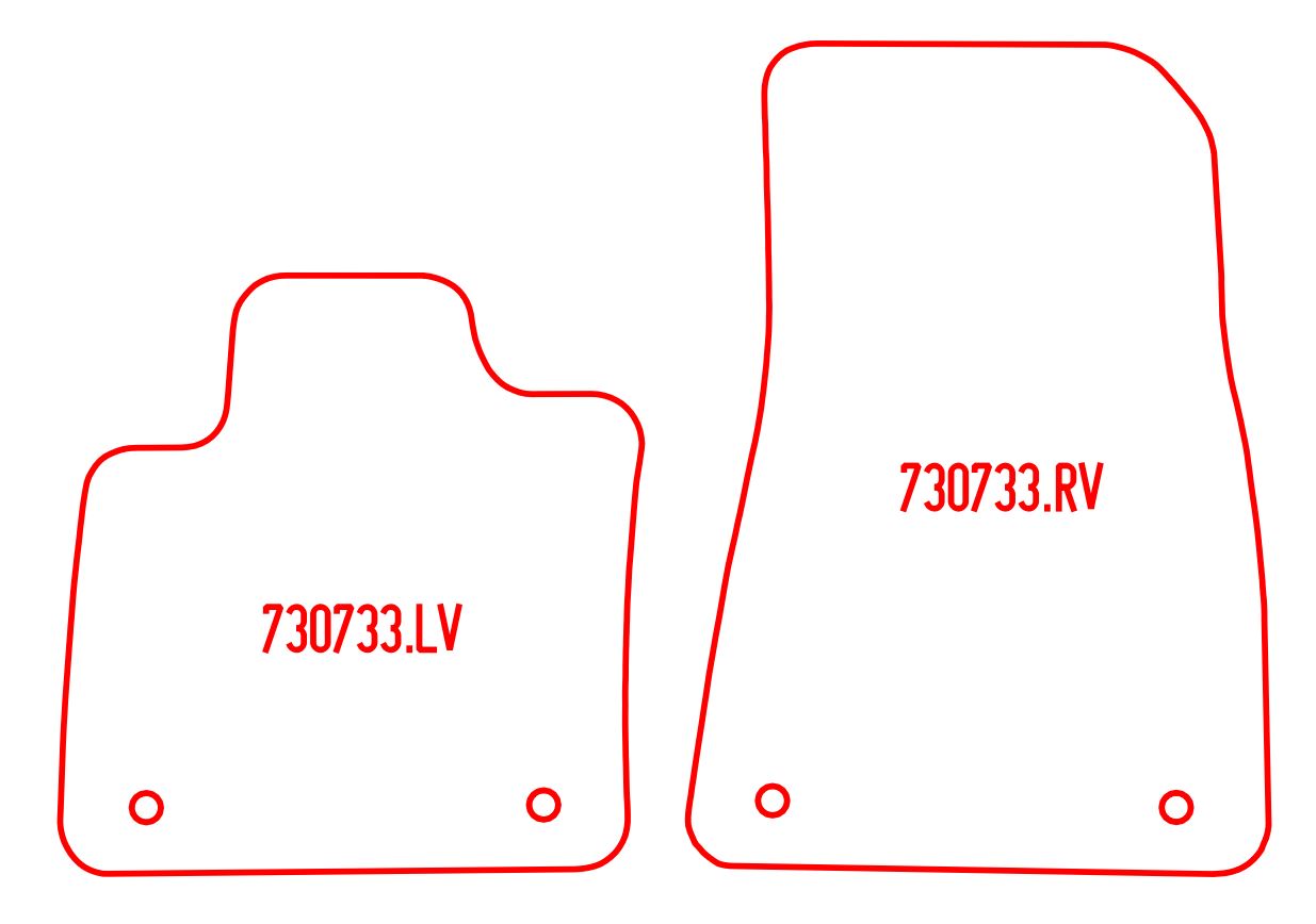 Automatten Volvo XC40 Recharge (electrisch) (2020-2024)