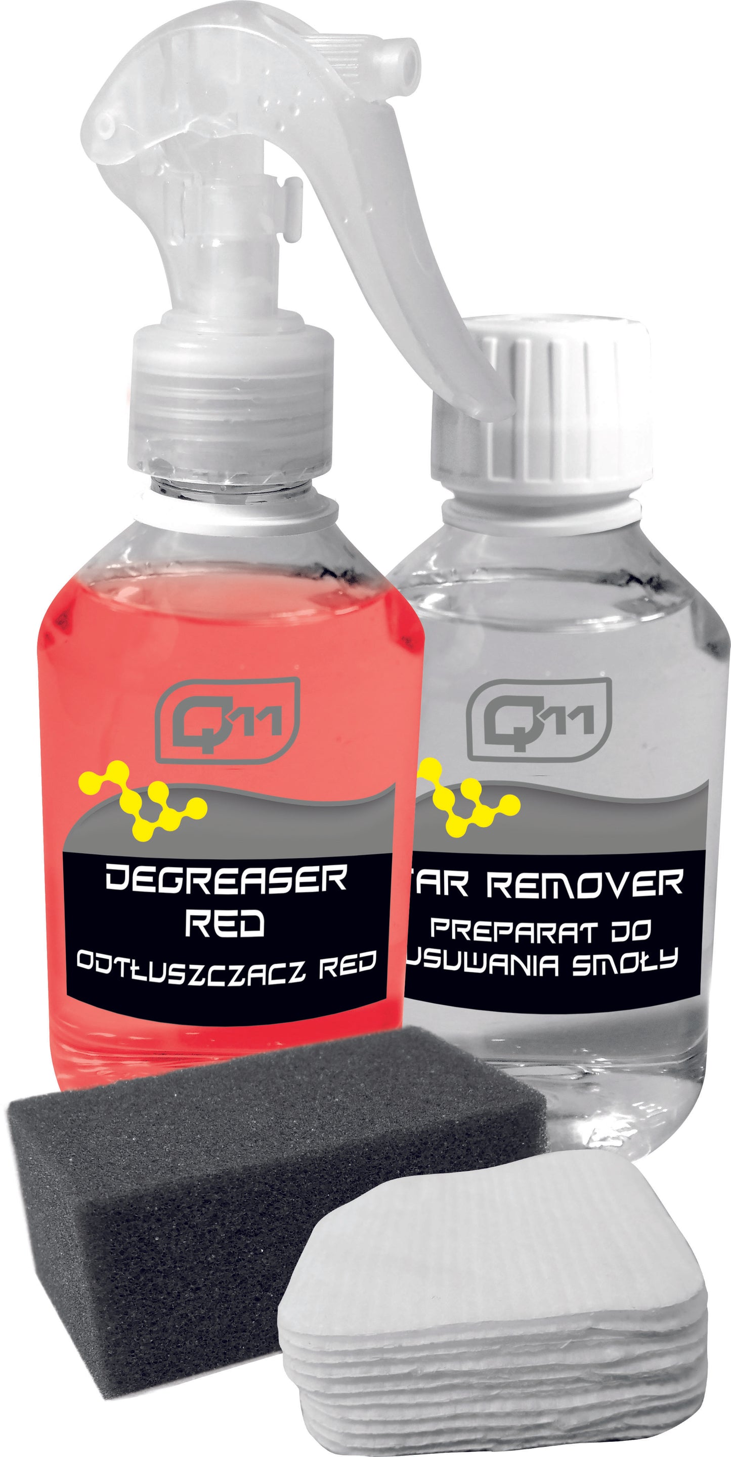 Teer verwijder set (4 in 1) - verwijdert teer van uw auto, motor of camper