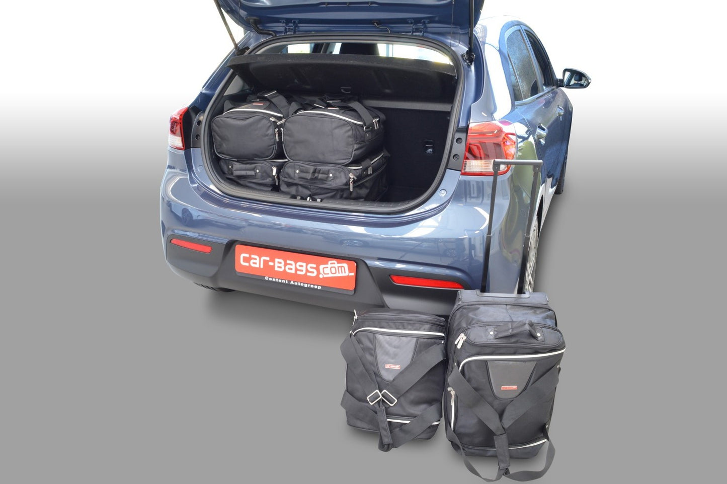 Reistassenset KIa Rio (YB) 2017-heden 5-deurs hatchback (Trolleytassen met expansierits)