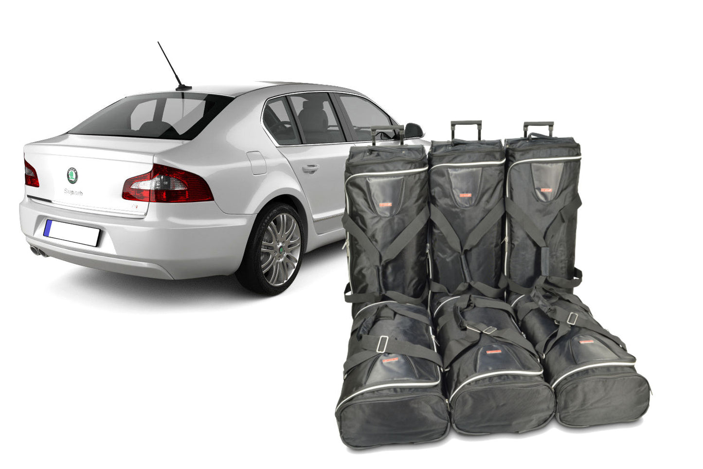 Reistassenset Skoda Superb II (3T) 2008-2015 5-deurs hatchback