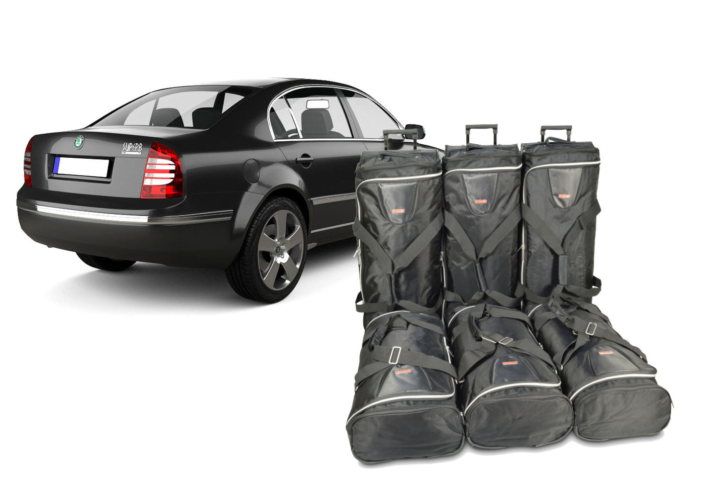Reistassenset Skoda Superb I (3U) 2002-2008 5-deurs hatchback