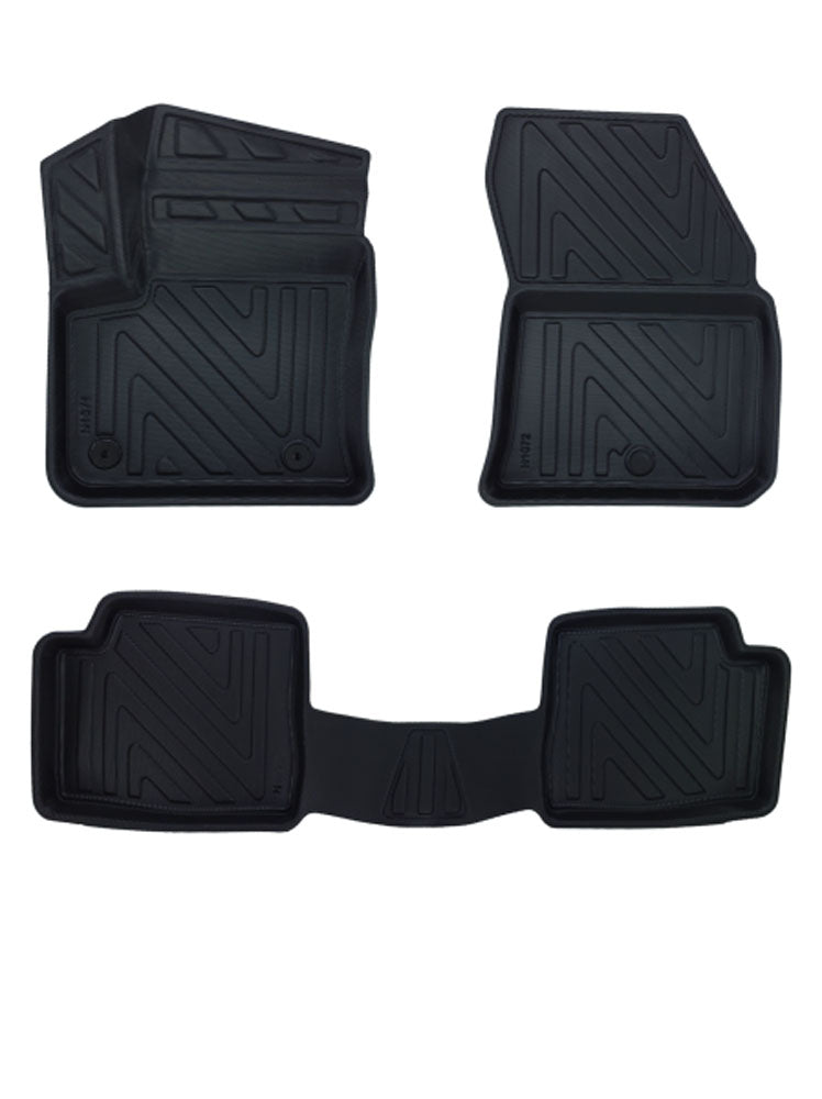 Rubbermatten Peugeot e-208 hatchback (2020-Heden) - Premium carbonlook