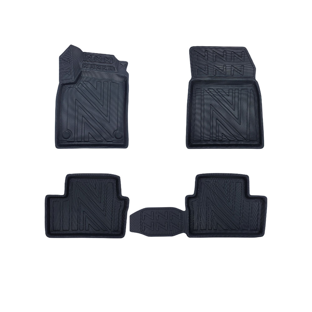 Rubbermatten Renault Clio V hatchback (2019-Heden) - Premium carbonlook