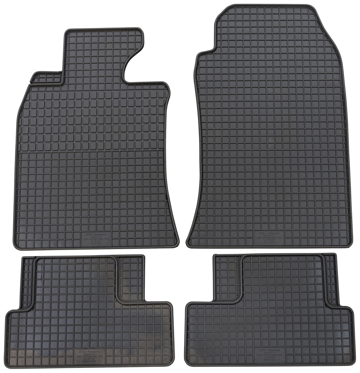 Rubbermatten Mini One-Cooper-S-D (R50-R53) hatchback (2001-2007) - Petex