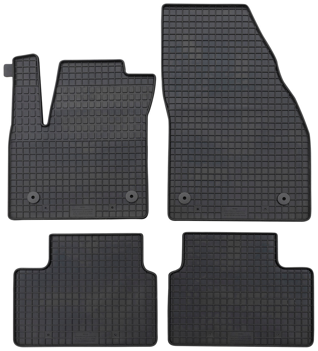Rubbermatten Opel Meriva B mpv (2010-Heden) - Petex