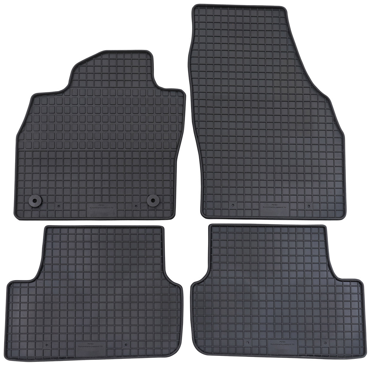 Rubbermatten Volkswagen Polo hatchback (2017-Heden) - Petex