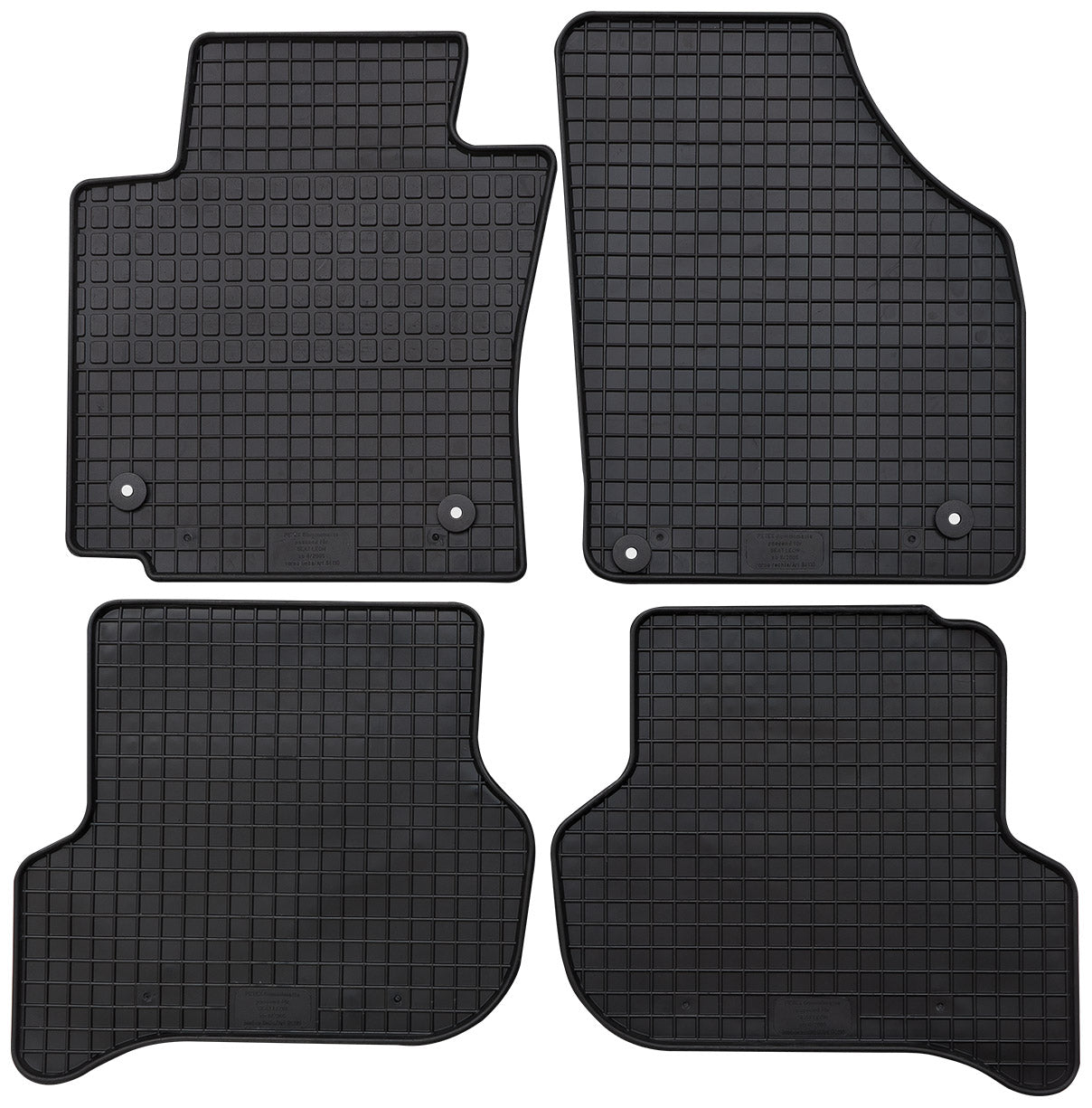 Rubbermatten Seat Leon hatchback (2006-2012) - Petex