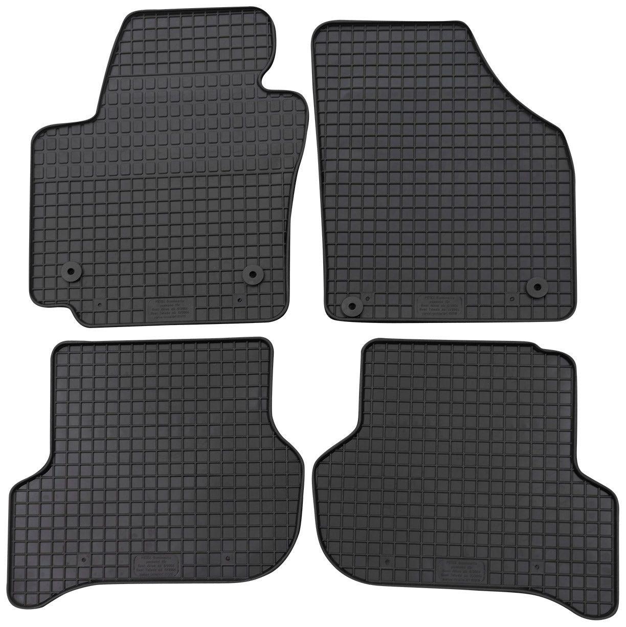 Rubbermatten Seat Altea mpv (2004-2008) - Petex
