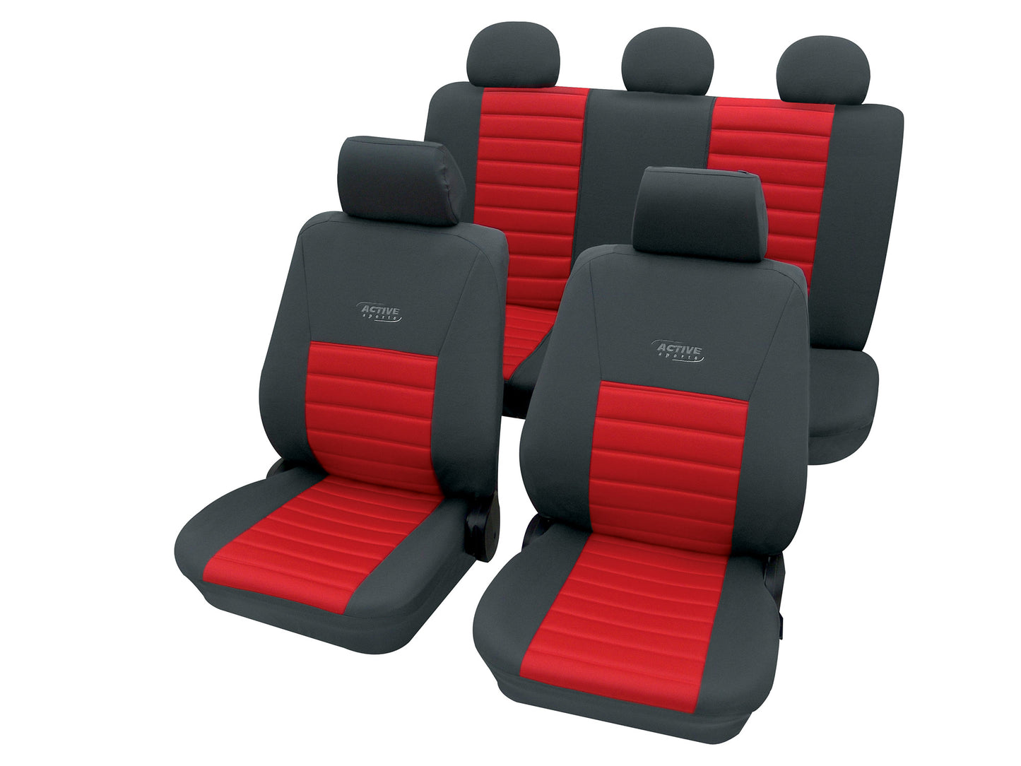Autostoelhoezen - Active Sports - Rood