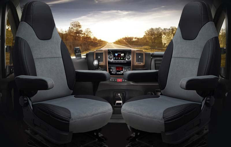 Pasvorm Stoelhoezen Fiat Ducato Camper (2006-Heden)