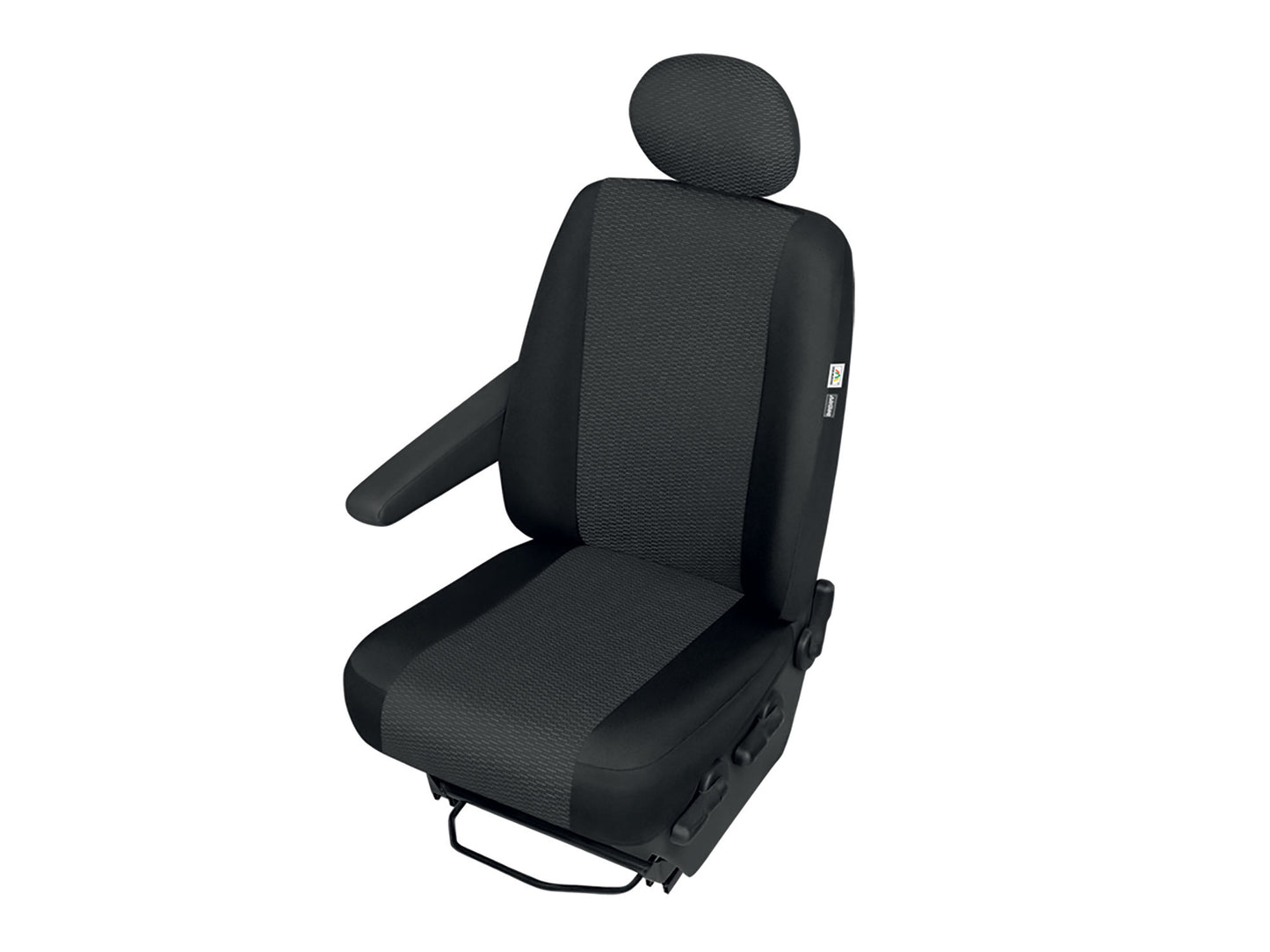 Pasvorm stoelhoes Renault Master / Opel Movano / Nissan NV400/Interstar - ARES - DV1 - Stoel - Zwart