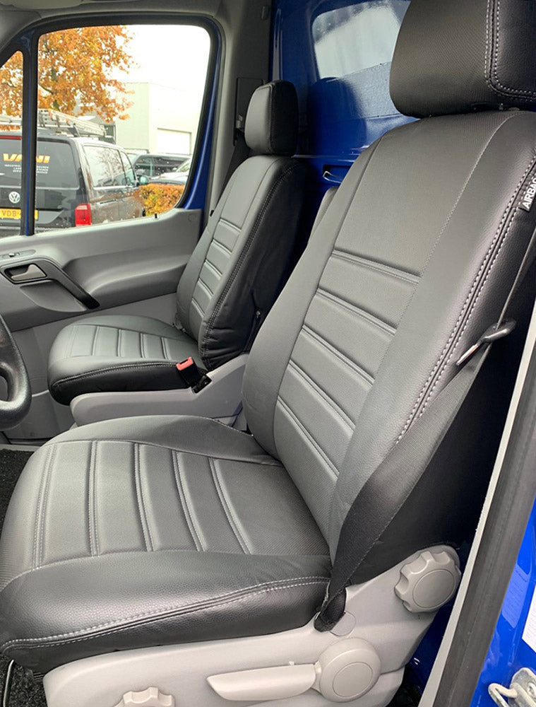 Pasvorm Stoelhoezen Volkswagen Crafter Bestelwagen (2006-2017) - Kunstleer