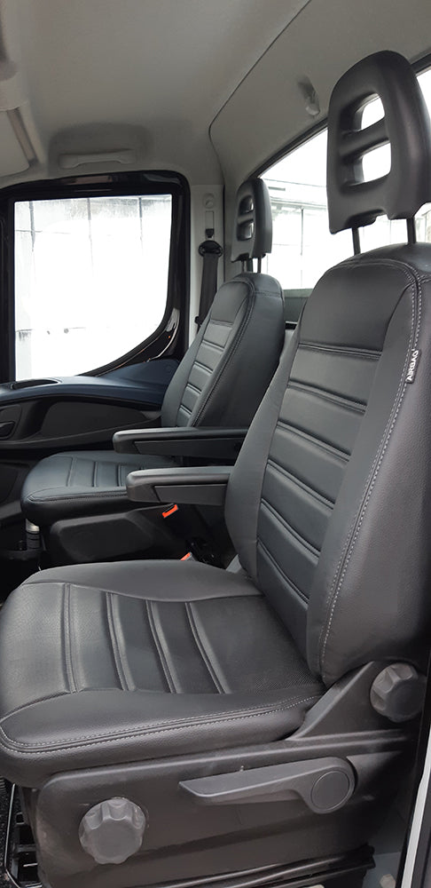 Pasvorm Stoelhoezen Iveco Daily Bestelwagen (2014-2000) - Kunstleer