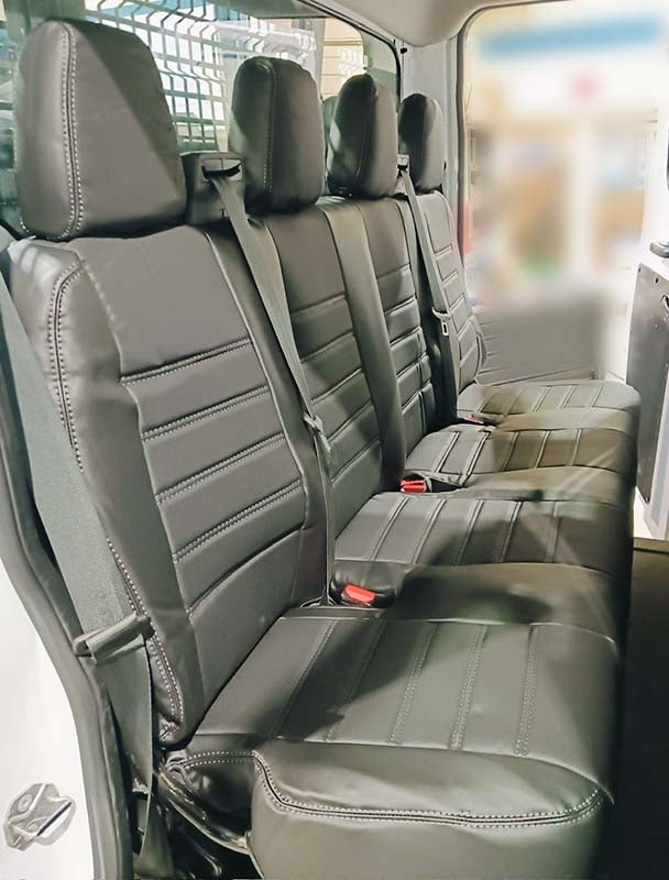 Pasvorm Stoelhoezen Ford Transit Bestelwagen (2014-Heden) - Kunstleer