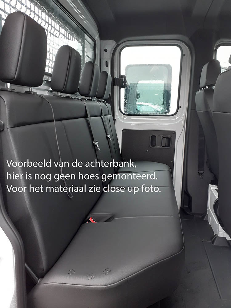 Pasvorm Stoelhoezen Mercedes Sprinter Bestelwagen (2018-Heden) - Kunstleer