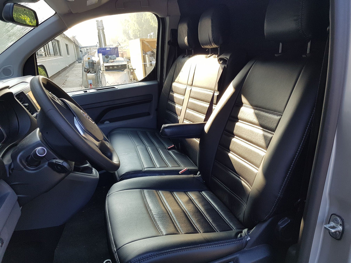 Pasvorm Stoelhoezen Toyota Proace Bestelwagen (2016-Heden) - Kunstleer