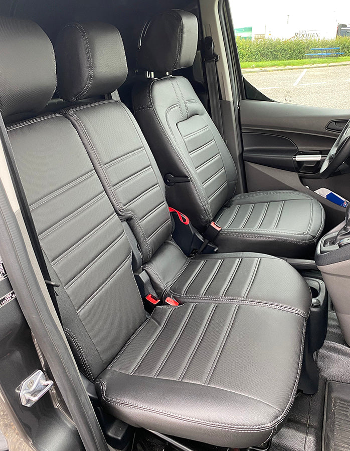 Pasvorm Stoelhoezen Ford Transit Connect Bestelwagen (2019-2022) - Kunstleer