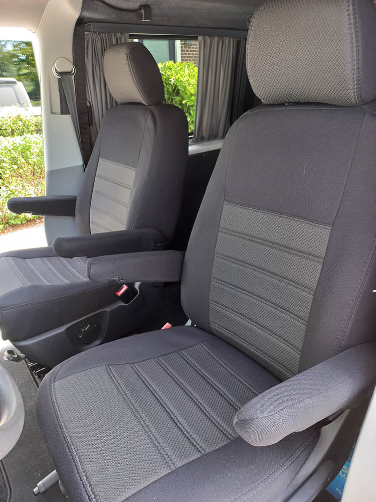 Pasvorm Stoelhoezen Volkswagen T6 Kombi mpv (2015-Heden) - Stof