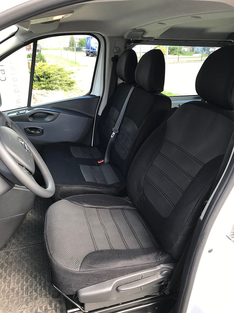 Pasvorm Stoelhoezen Fiat Talento Bestelwagen (2016-Heden) - Stof
