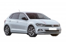 Volkswagen Polo 2017-heden  (lage kofferbakvloer, versie zonder verstelbare vloer) kofferbakmat