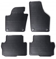 Rubbermattenset 4-delig SEAT  ALHAMBRA II  5-persoons (2010-heden)/  VW SHARAN II  5-persoons (2010-heden)