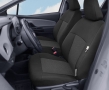 Pasvorm  stoelhoezen Toyota Yaris 2011 t/m 2020- ARES - Zwart/grijs (voorset)