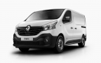 Pasvorm autostoelhoezen (3 zits) Renault Trafic / Fiat Talento / Nissan NV300 /Primastar2014-heden / Opel Vivaro (B) 2014-2019 (bijrijdersbank zonder split met 2 losse hoofdsteunen) - Kunst leer zwart