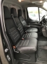 Pasvorm stoelhoezen set (stoel en duobank) Ford Transit Custom 2012-2023- Kunstleer zwart