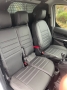 Pasvorm stoelhoezen set (stoel en duobank) Ford Transit Connect 2014 t/m 2018 - Kunstleer zwart