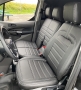 Pasvorm stoelhoezen set (stoel en duobank) Ford Transit Connect 2019 t/m heden - Kunstleer zwart