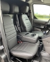 Pasvorm stoelhoezen set (stoel en duobank) Ford Transit Connect 2019 t/m heden - Kunstleer zwart