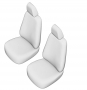 Pasvorm stoelhoezenset  (stoel en stoel) Citroen Jumpy / Peugeot Expert / Fiat Scudo / Toyota Proace 2007 t/m 2016 - Stof zwart