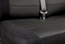 Pasvorm stoelhoezenset  (stoel en stoel) Citroen Jumpy / Peugeot Expert / Fiat Scudo / Toyota Proace 2007 t/m 2016 - Stof zwart