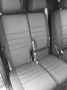 Pasvorm stoelhoezen set (stoel en duobank) Ford Transit Connect 2014 t/m 2018 - Stof zwart