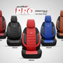 Stoelhoezenset Pro essentials rood-zwart (complete set)