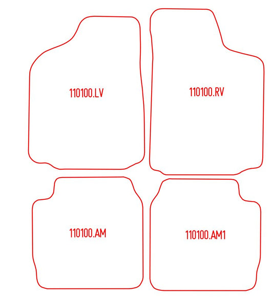 Automatten Alfa Romeo 33 hatchback / 33 stationwagon (1983-1994)