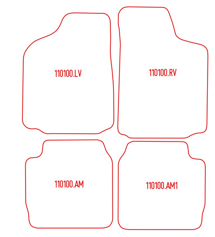 Automatten Alfa Romeo Alfasud (1972-1983)