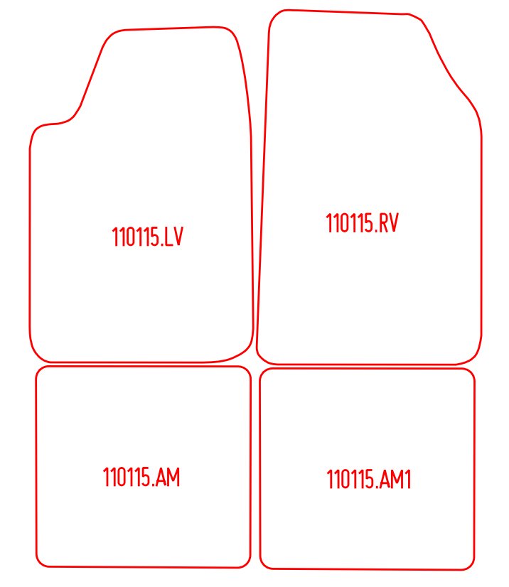 Automatten Alfa Romeo 75 (1985-1992)